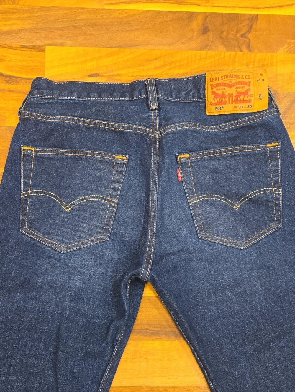 Mens 501 Levi's Button Fly Jeans 33x30
